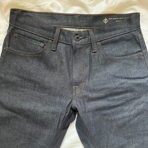 Roark dark wash straight leg jeans, size 30